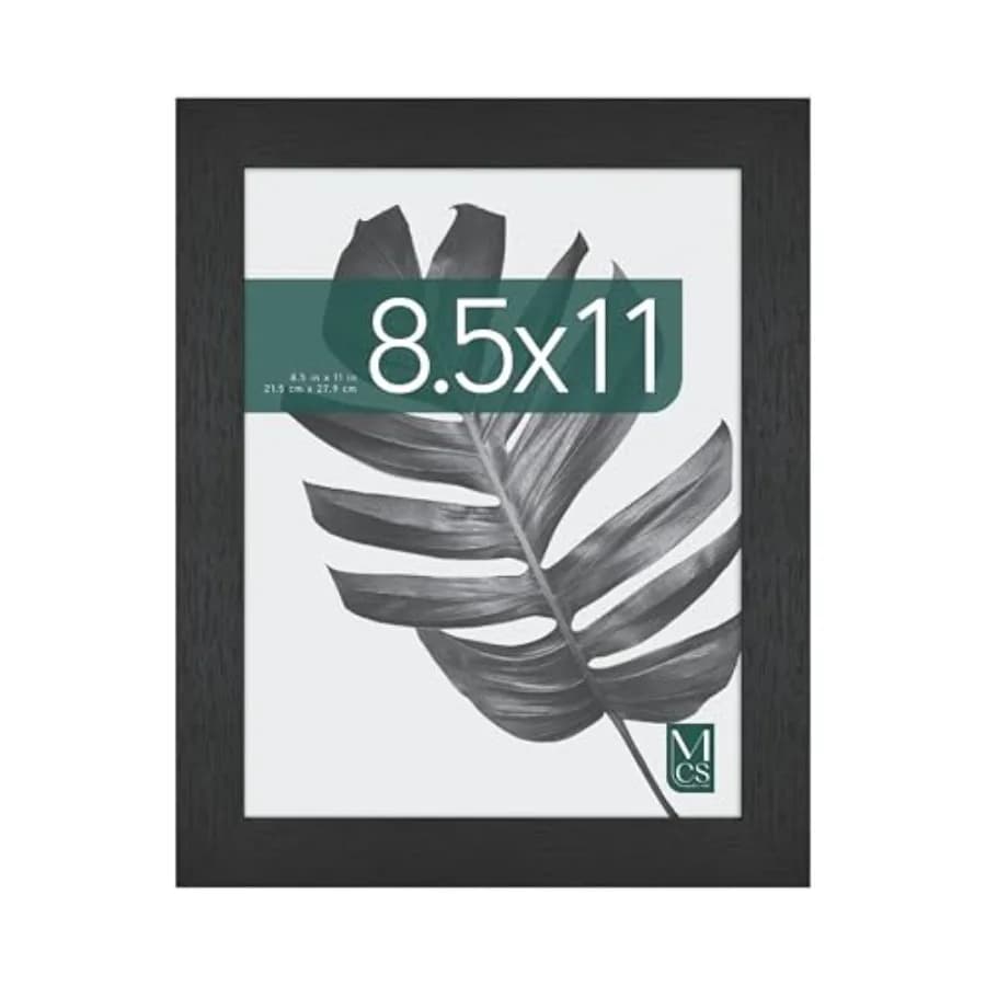 Studio Gallery Picture Frame Engineered Wood, Vertical and Horizontal Wall Hanging and Easel for Tapletop Display, Rectangle Ph
