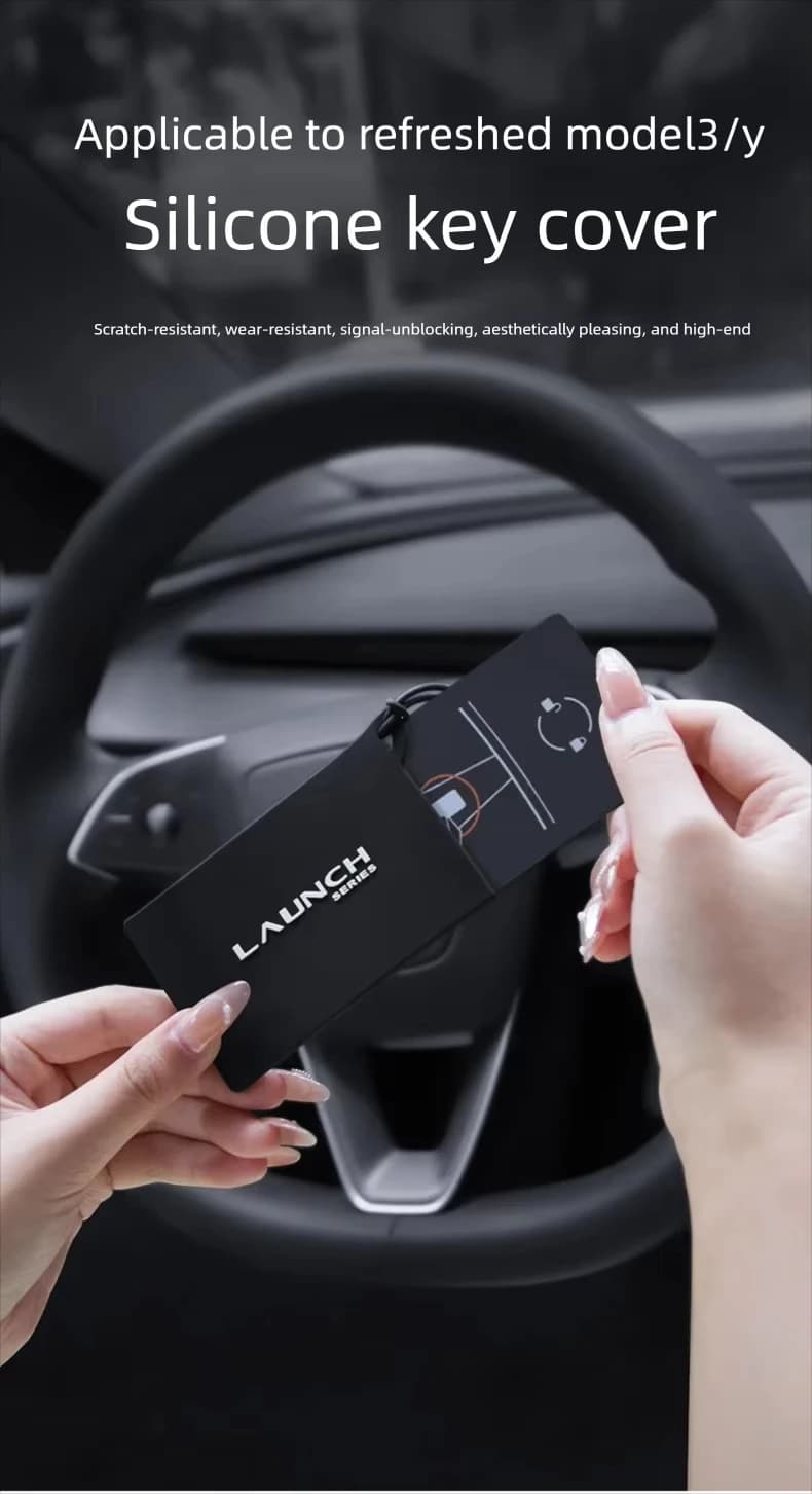 Per Tesla Model 3/Y/YL Custodia protettiva in silicone per chiave elettronica antigraffio per la nuova versione Highland/Juniper