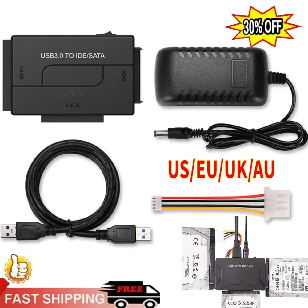 USB3.0 3 in1 adattatore per disco rigido da USB3.0 a SATA/IDE Easy Drive Line per Zilkee Ultra Recovery Converter Adapter Sets