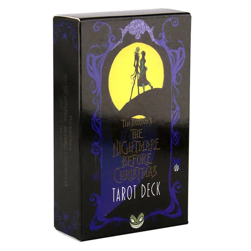Set di Carte dei Tarocchi a Tema Halloween e Natale, Stile Nightmare, Carte Divinatorie da Collezione per Appassionati delle Festività