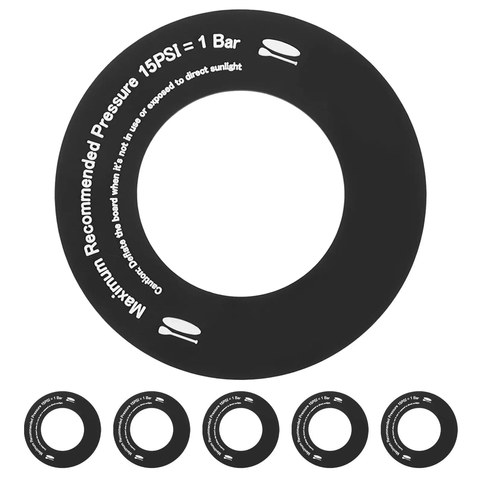 6Pcs Universal PVC Valve Pad for Paddle Boards Kayaks Surfboards Inflatable Beds Boats Quick Inflate Deflate Yoga Mat Air Valve