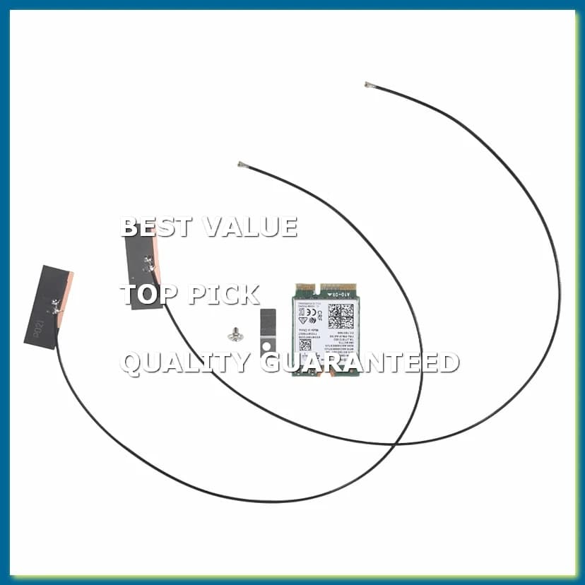 9560NGW WiFi Card+Antenna 1730Mbps Wireless AC 9560 Dual Band 2.4G+5G BT 5.0 802.11Ac M.2 CNVI 9560NGW Wireless Adapter