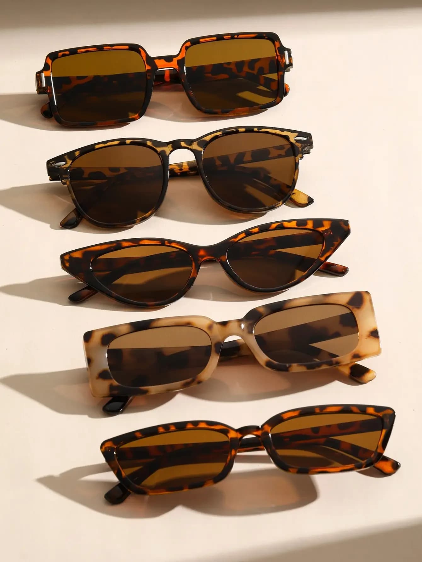 Sottobicchieri alla moda geometrici unisex da 5 pezzi per una vita quotidiana di viaggi all'aperto