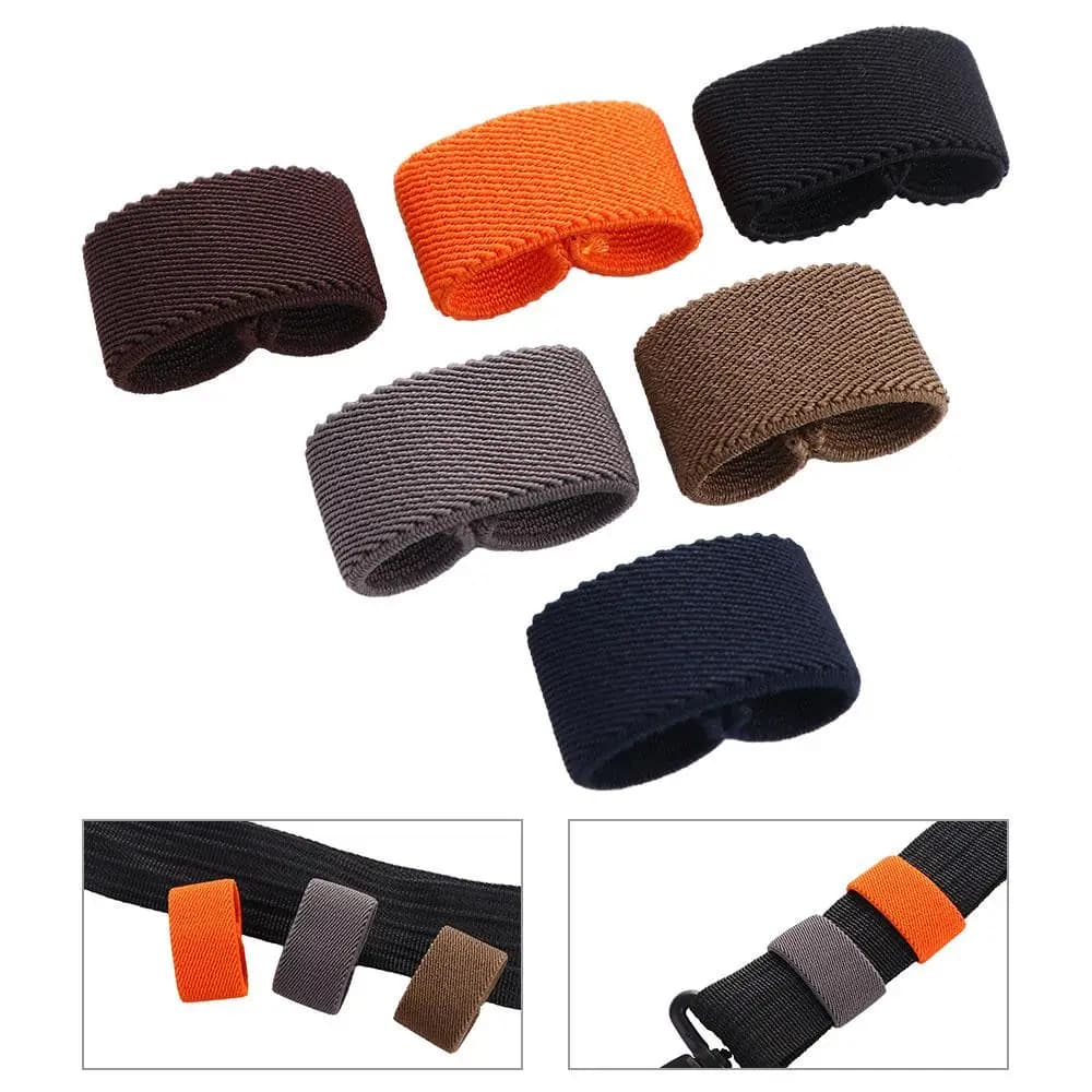 Anello per cintura con anello per cintura Clip per cintura in nylon Nuovo anello per cintura ispessito Anello elastico Fibbia elastica Cintura per pantaloni fissa