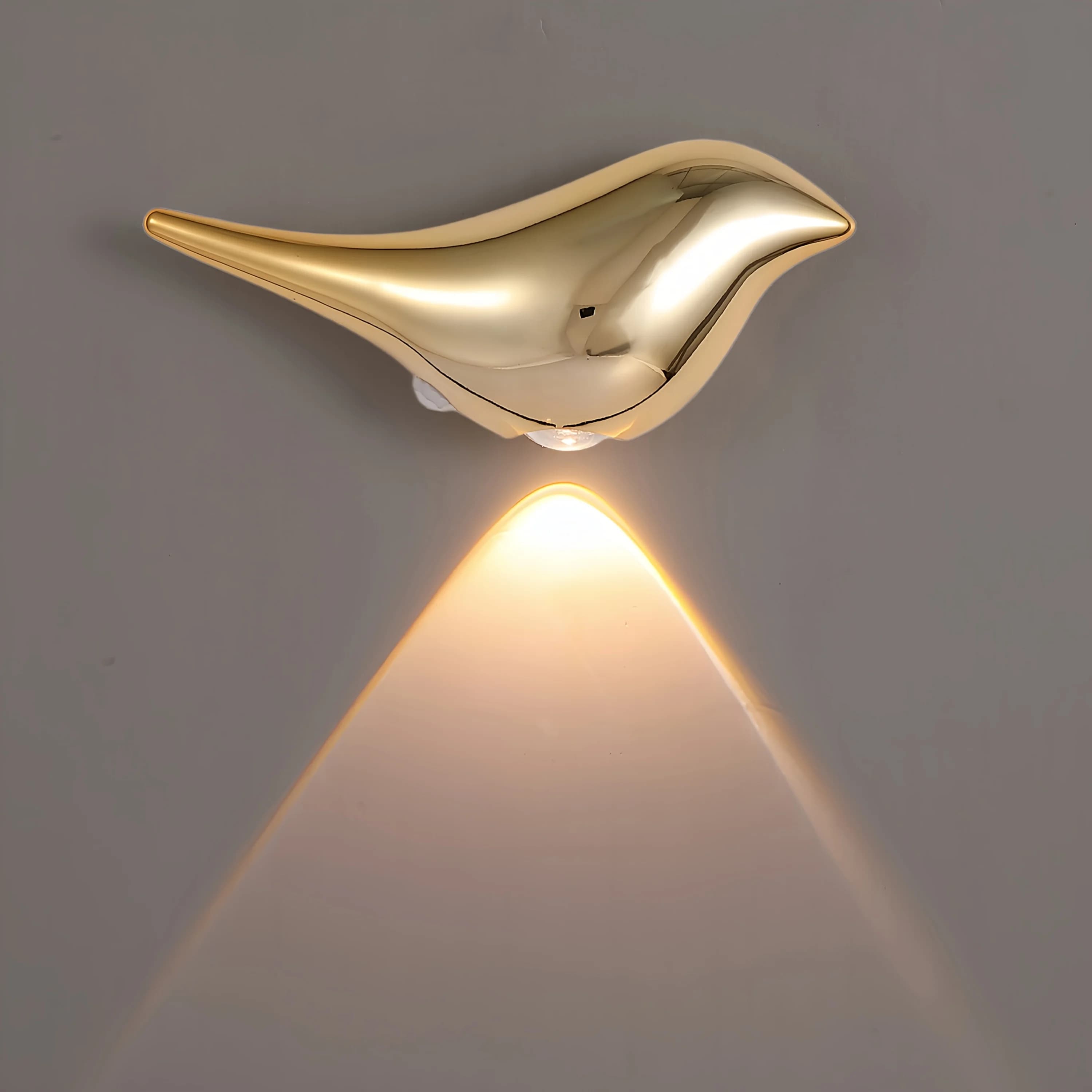 Sensore di movimento magnetico Luce notturna Ricaricabile alimentata a batteria Cordless Glow Lampada per uccelli per camera da letto Bagno Scala Armadio 2PC