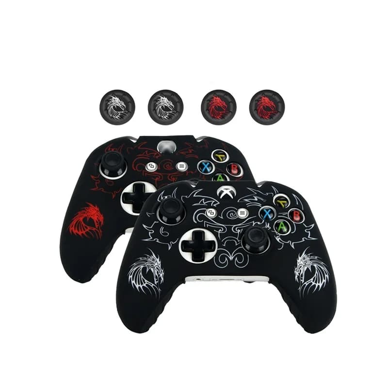 Custodia in silicone per controller Xbox One Custodia protettiva in silicone antiscivolo Custodia protettiva per impugnature per pollice per accessori di gioco Xbox One