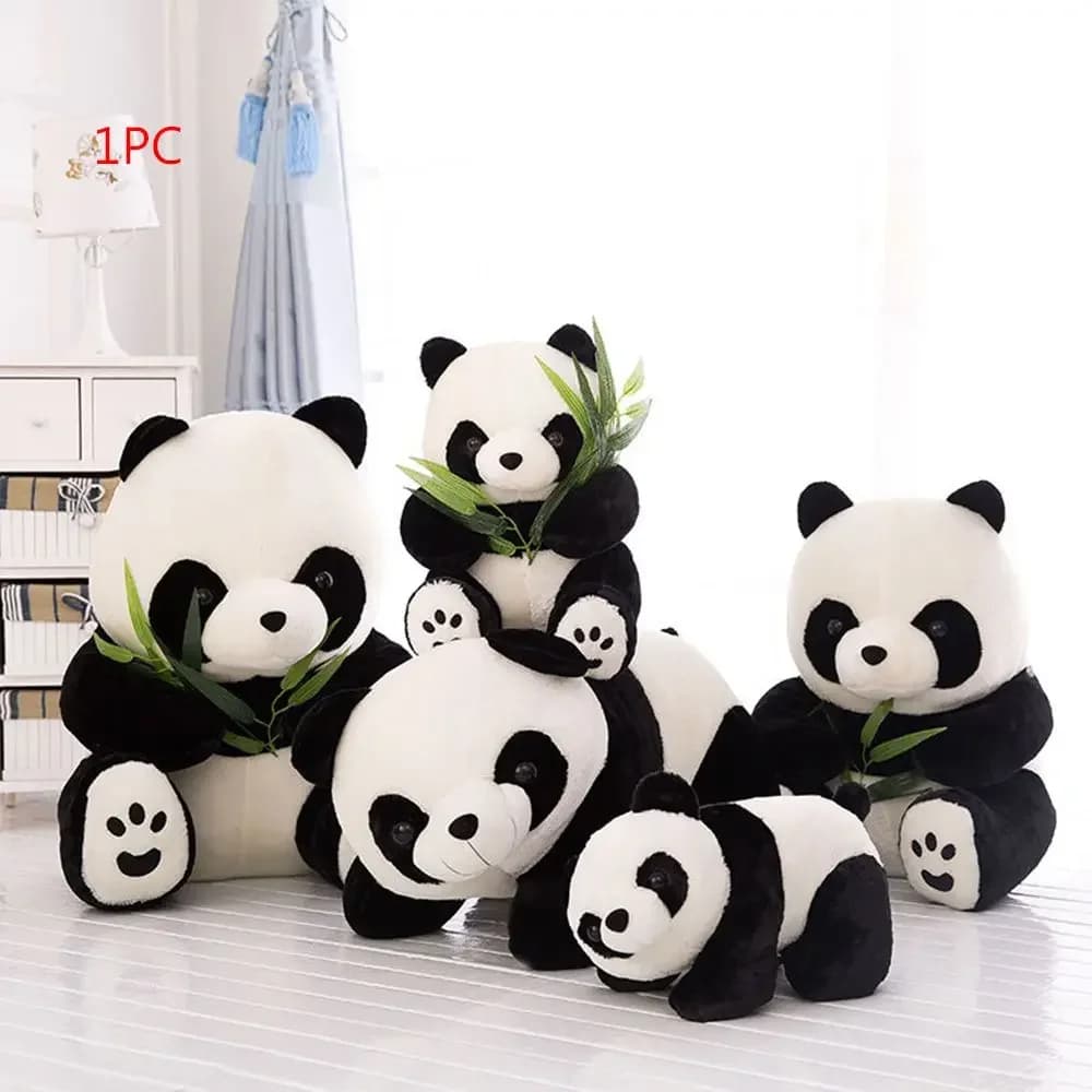 9/10/12/16 cm compleanno Panno morbido Giocattolo per bambini bambino Simpatico cartone animato Cuscino Animali di peluche Peluche Panda Regalo bambola