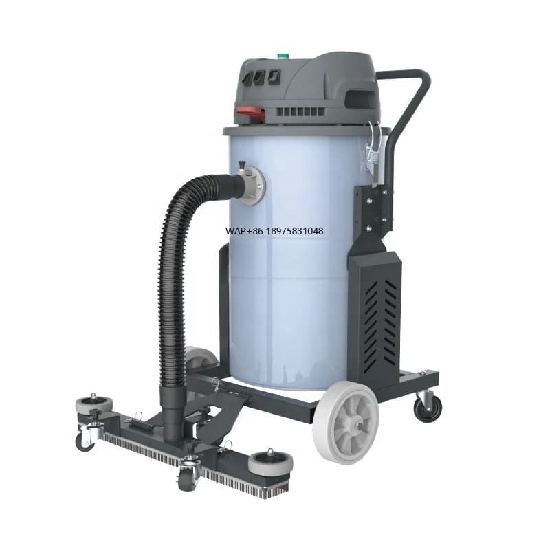 Aspirapolvere Industriale a Umido e a Secco da 3000 Watt, Macchina per Acqua e Fango, Aspiratore Industriale per Calcestruzzo