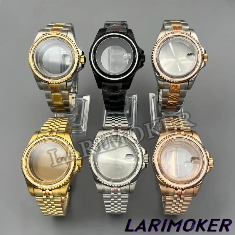 LARIMOKER 43mm Men’s Automatic Watch Stainless steel Case sapphire glass Fit NH35 PT5000 Miyota8215 DG2813 Automatic movement