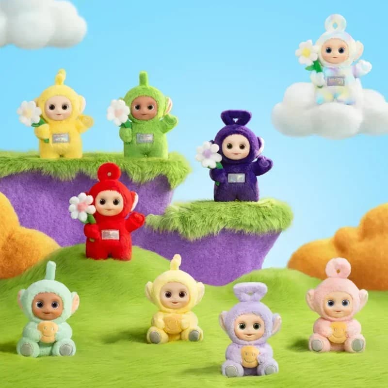 POP MART Teletubbies Say Hello Kawaii Anime Blind Box Action Figures - Surprise Mystery Dolls Collectible Figures for Girls
