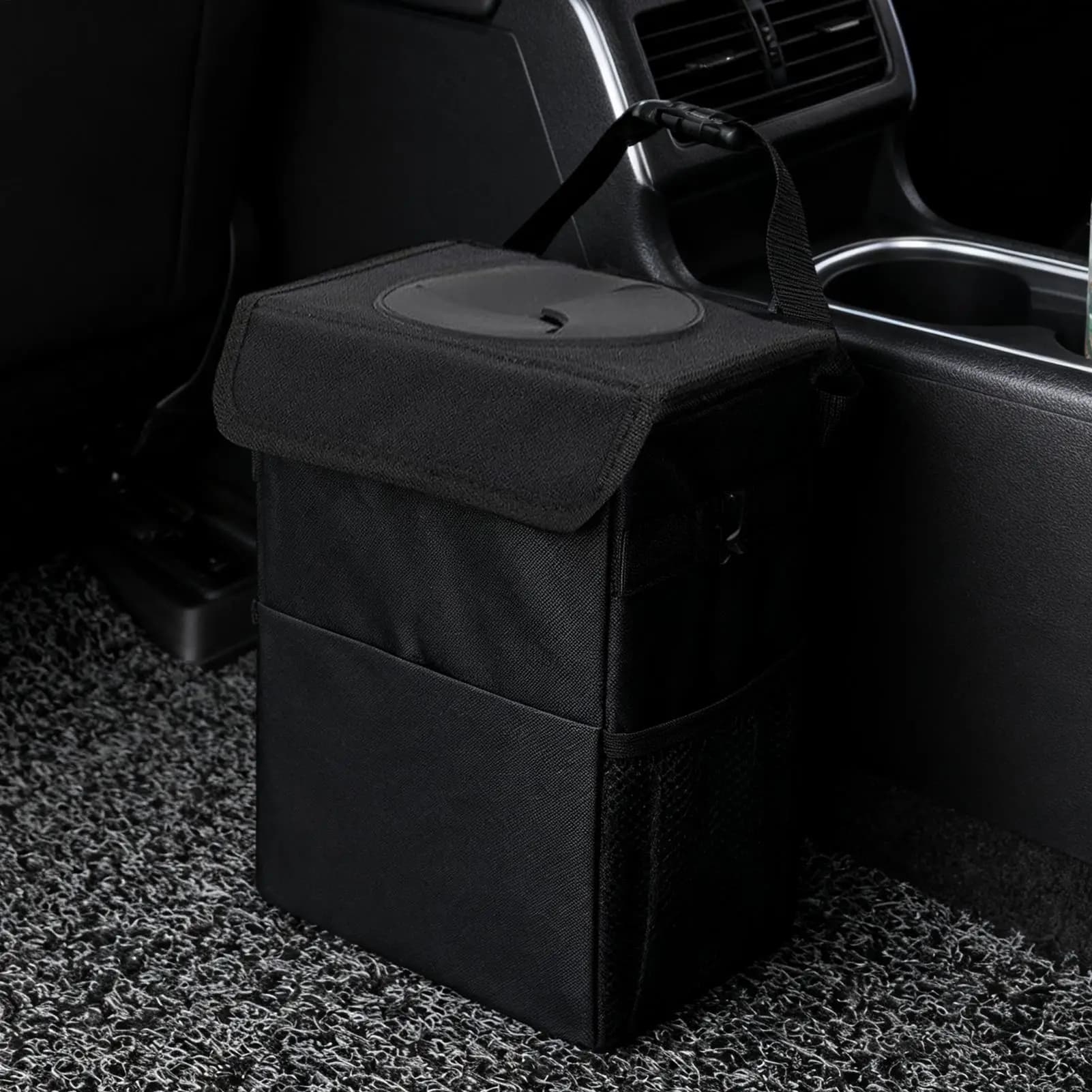 Bidone della spazzatura per auto Borsa per organizer interna a tenuta stagna Bidone della spazzatura per veicoli per camion SUV Viaggi su strada Gite nel fine settimana Vacanze all'aperto