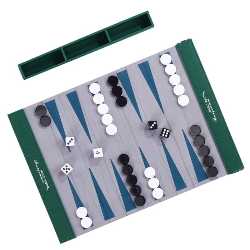 652F Waterproof Rolls Up Backgammon And Chess Pack For Beach Outings And Home Use