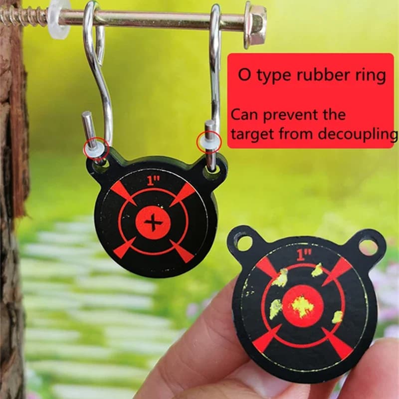 5mm di spessore in metallo Panda testa bersaglio fionda/arco e freccia tiro bersaglio da allenamento materiale solido portatile pistola ad aria pratica