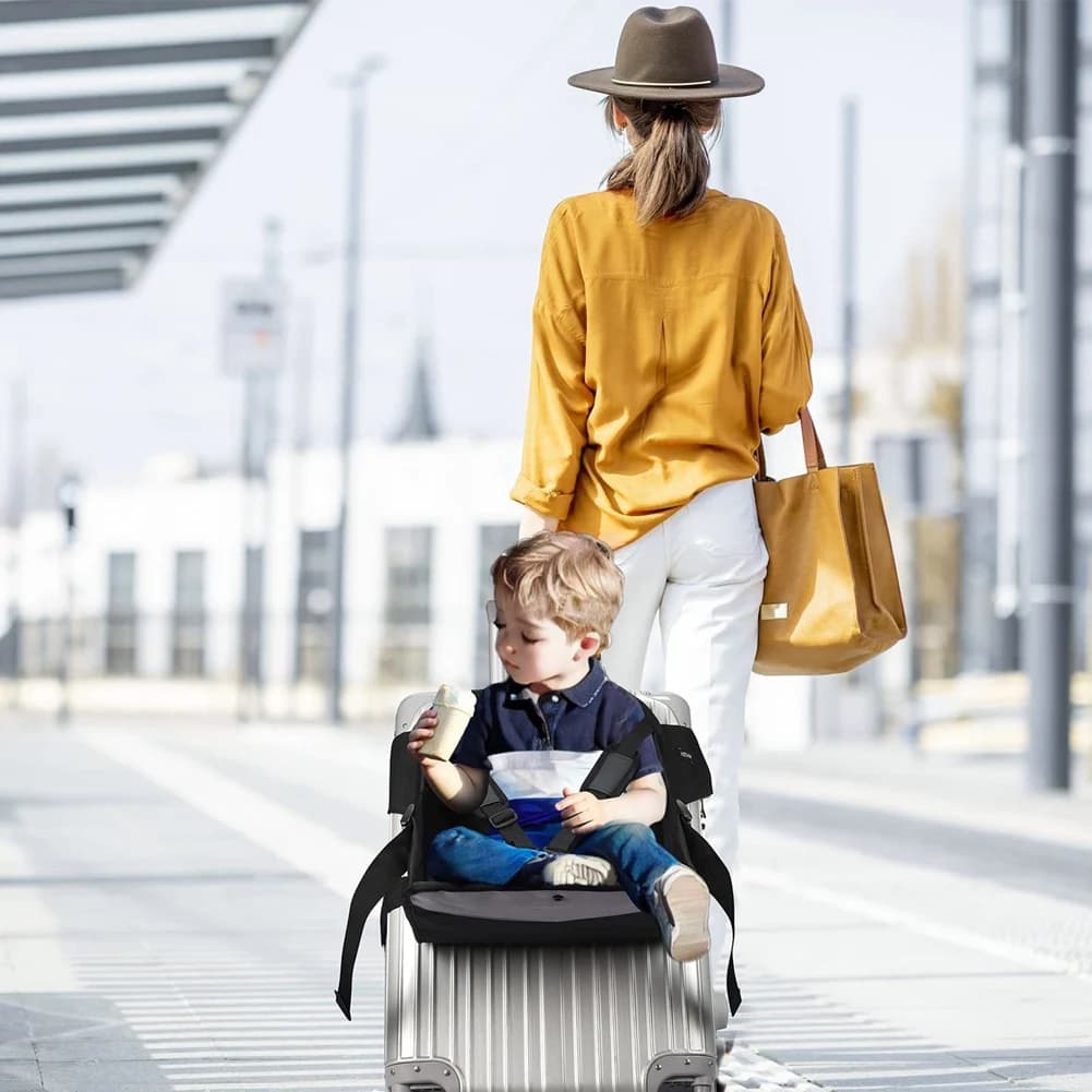 Popolare_Attrezzatura da viaggio per bagagli con sedile per bambini portatile Risparmio di manodopera