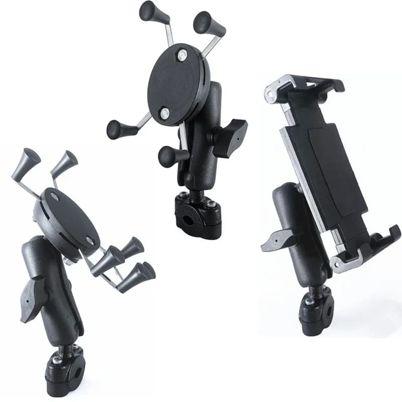 Universal Car Back Seat Headrest Mount Holder Phone Holder Stand with Double Socket Arm for Ipad Phone for Ram Mount