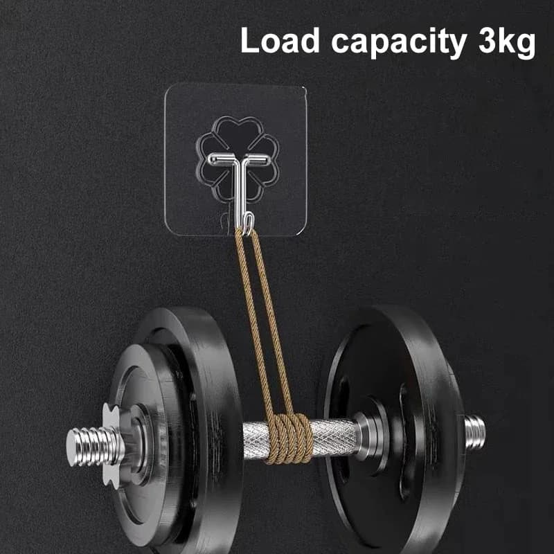 1 pz ganci trasparenti resistenti autoadesivi porta appendiabiti da parete ganci aspirazione carico pesante rack ventosa per cucina bagno