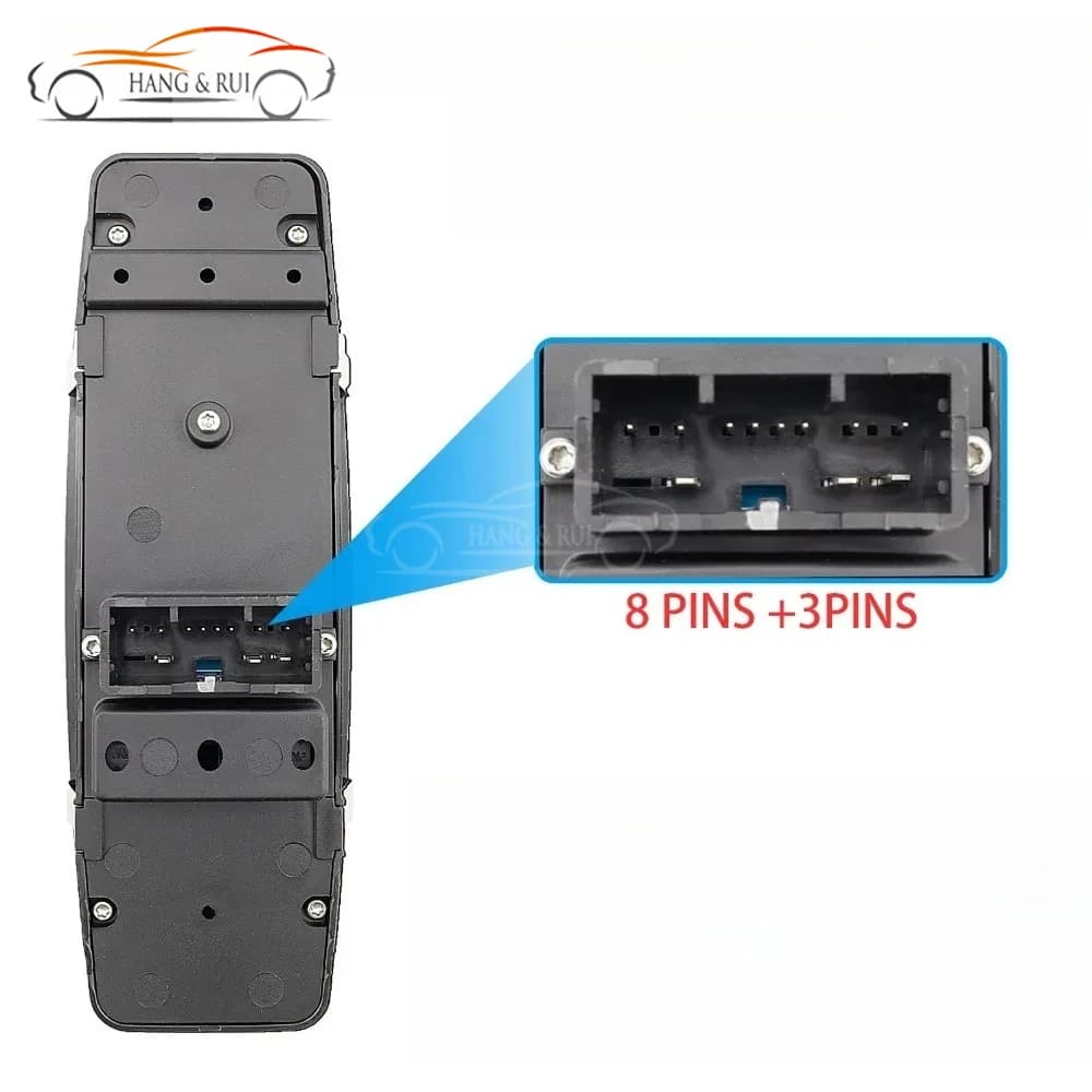 56046826AE 11 Pins Driver Side Electric Window Switch Control Panel for FIAT FREEMONT 2.0/2.4/3.6 2011 2012 2013 2014 2015 2016