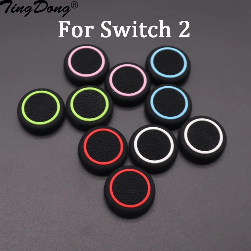 2/10 pezzi Manopole per levette per Nintendo Switch 2 Cappucci per joystick in silicone Accessorio per copertura per levette