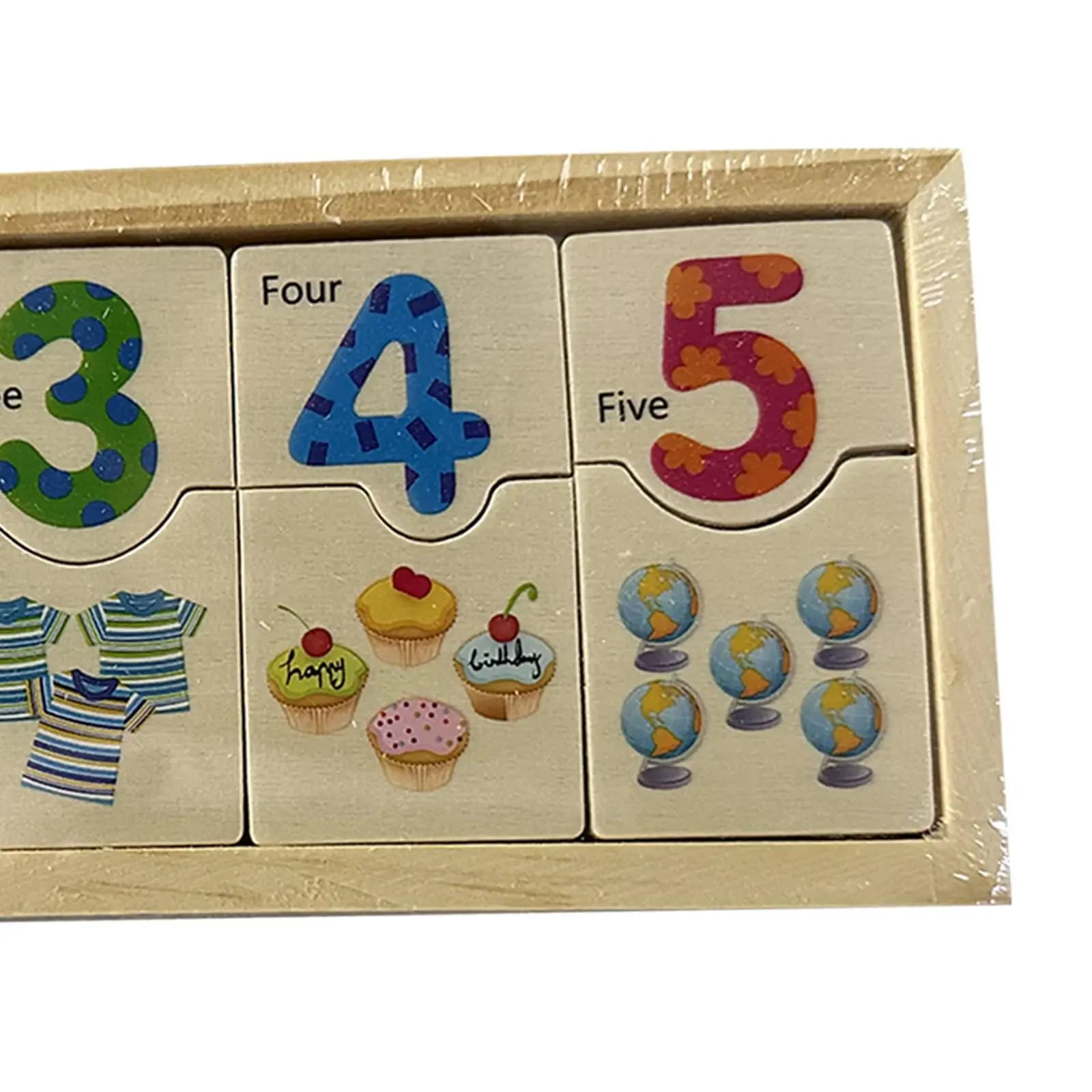Children Counting Math Early Educational Puzzle Set Toy Preschool Game Gift