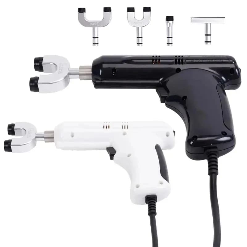 New 4 Heads Chiropractic Aadjusting Instrument Spine Chiropractic Impulse Adjuster Electric Correction Gun Activator Massager