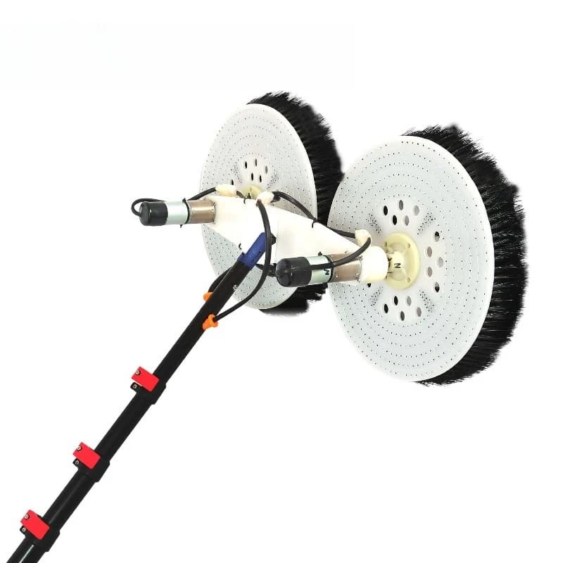 Attrezzatura speciale per la pulizia a spruzzo d'acqua per componenti di robot per la pulizia di pannelli solari fotovoltaici, elettrica professionale portatile