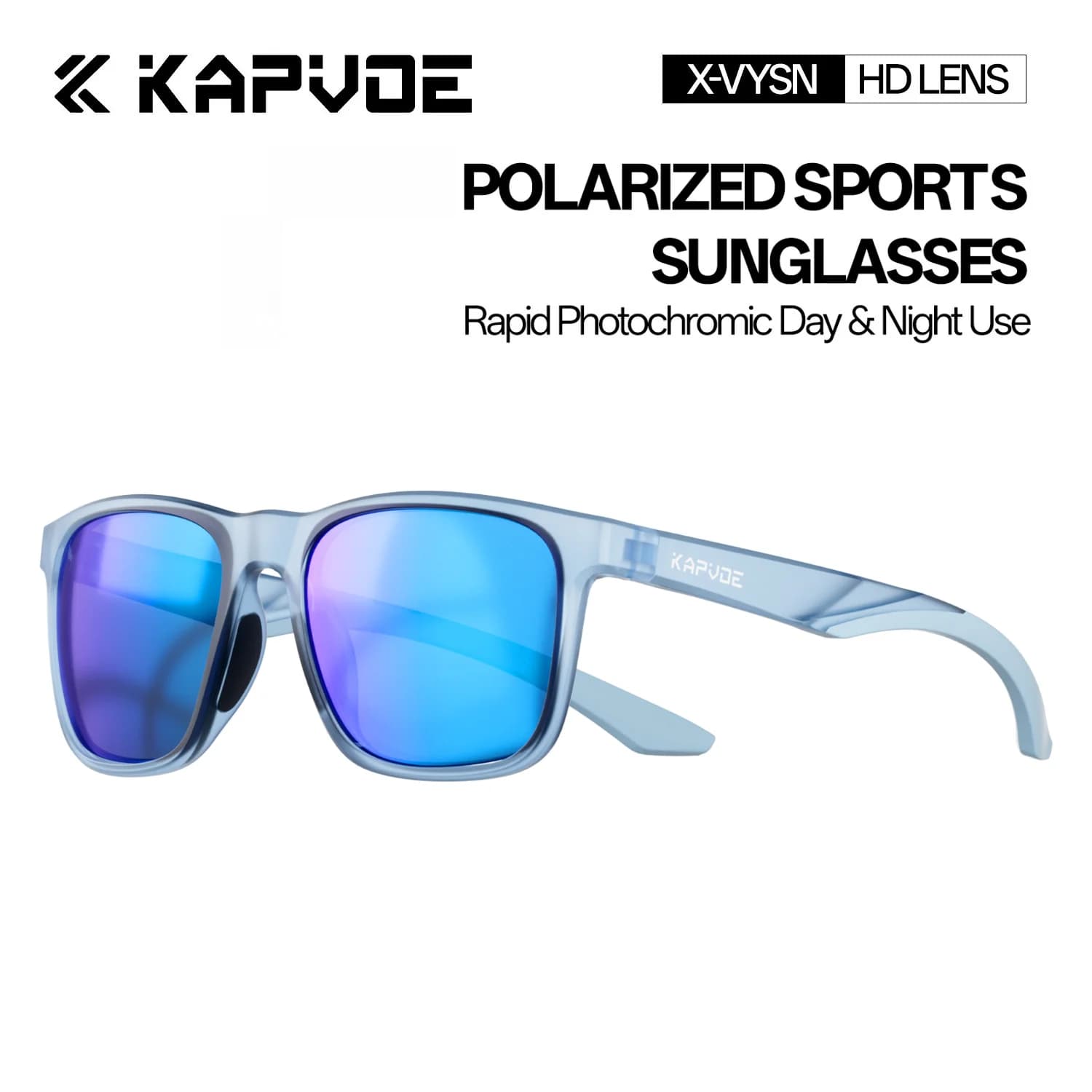 KAPVOE Running Donna Escursionismo Occhiali UV400 Nuovi sport Occhiali da sole polarizzati Uomo Guida Pesca Golf All'aperto Occhiali fotocromatici