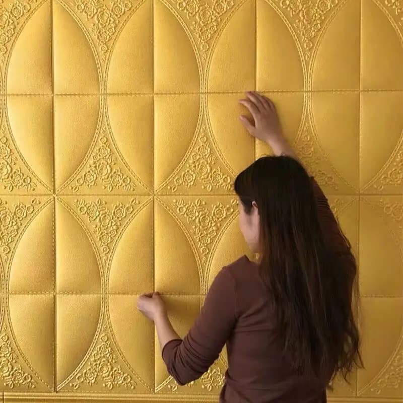10 pezzi adesivi murali stereo 3D sfondi in schiuma pannelli autoadesivi per soffitto decorativi fai da te tetto camera dei bambini soggiorno decorazioni per la casa