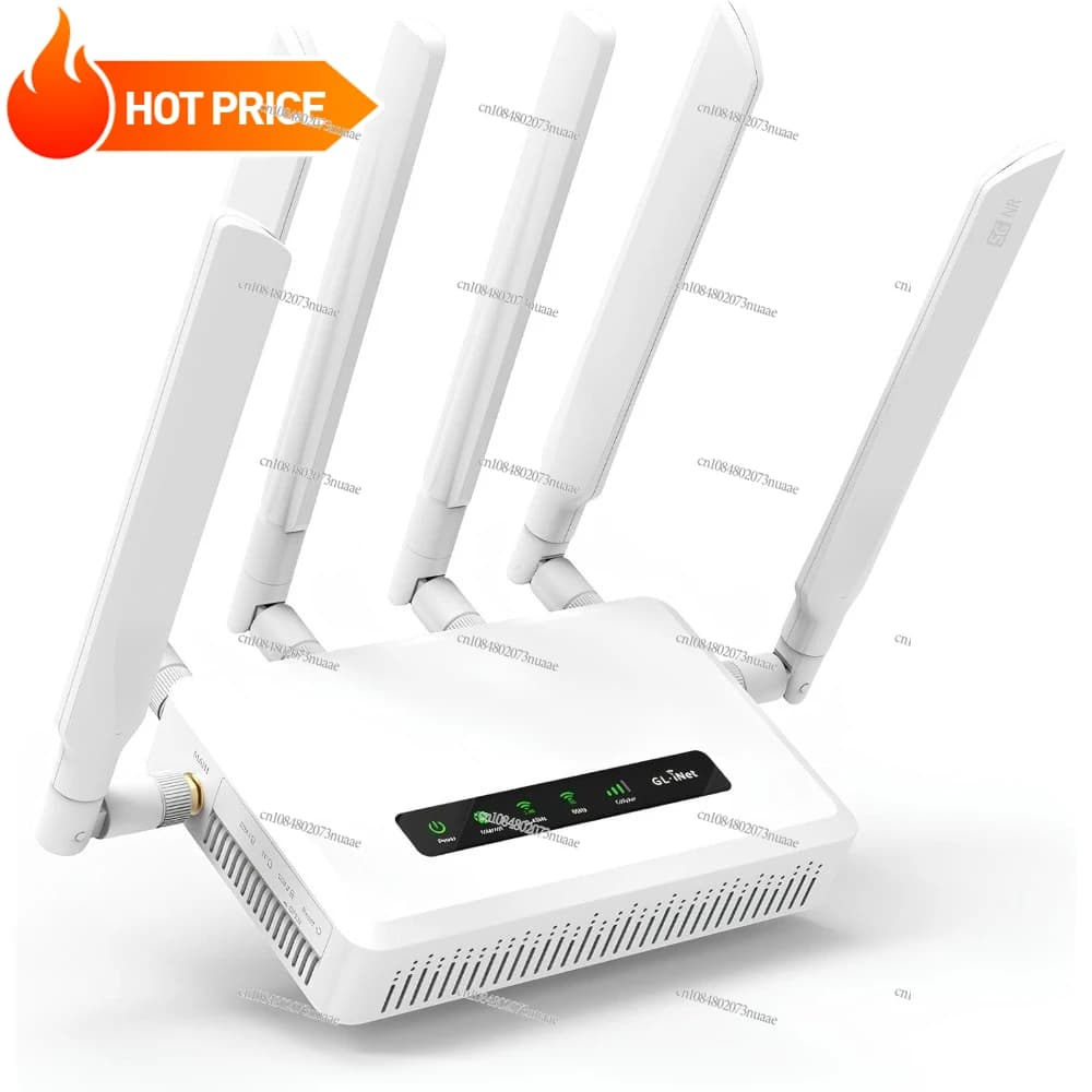 Furniture.Router 5G gateway cellulare per casa e camper, Wi-Fi 6, antenne rimovibili, dispositivo Dual-SIM, T-Mobile e AT&T IoT certificato