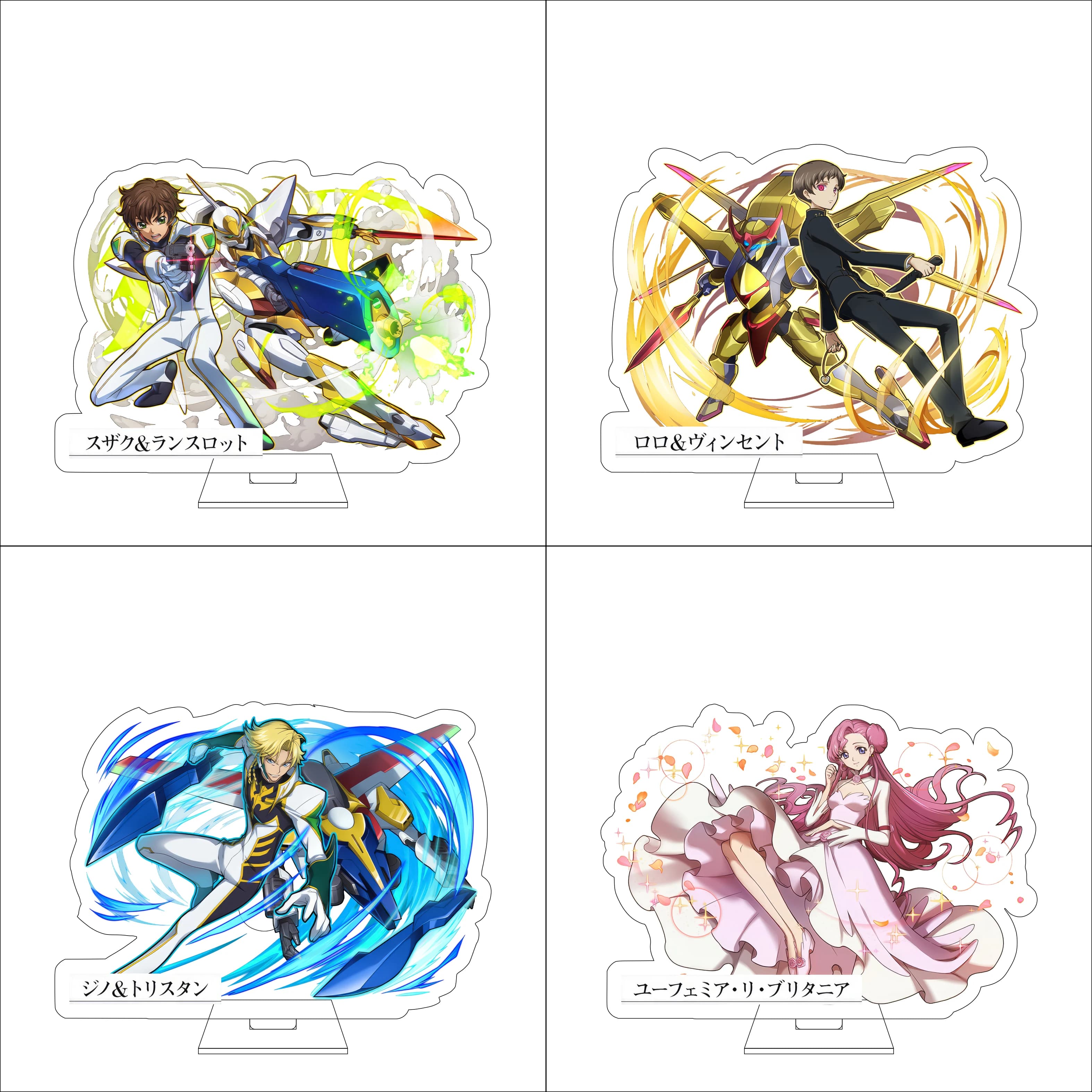 Statuetta in Acrilico da 16CM dell'Anime CODE GEASS, Lelouch of the Rebellion, Cosplay, C.C. Ornamenti e Regali di Lelouch Lamperouge