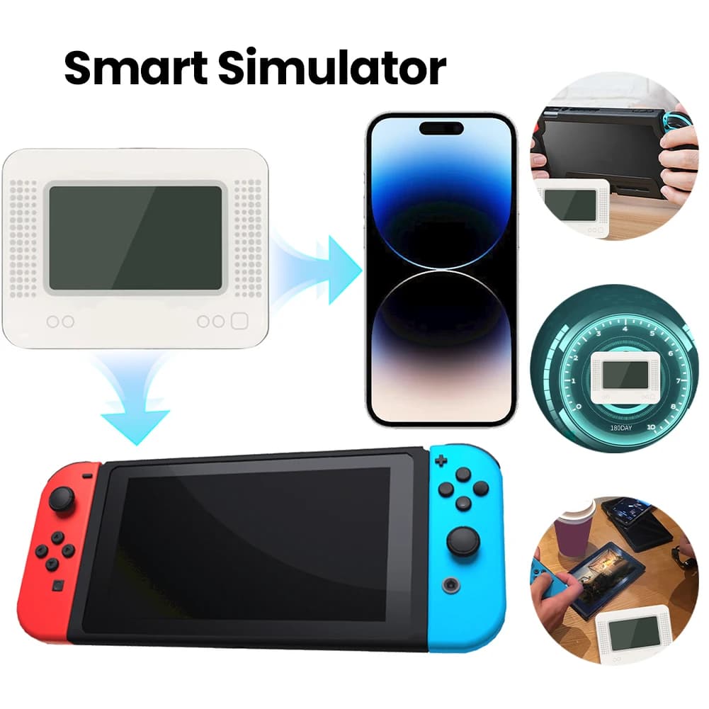 Simulatore Intelligente Ricaricabile per NFC Allmiibo Pixl, Emulatore Universale per Schede Infinite, Accessori per Console di Gioco
