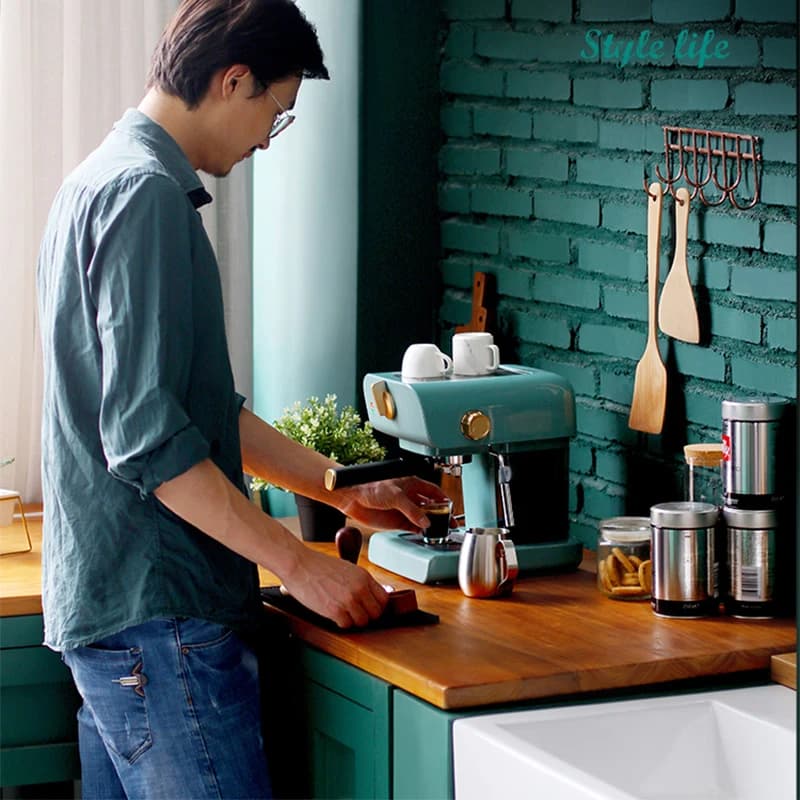 Espresso Machine Fully Semi-automatic Commercial Steam Integrated Coffee Machine Coffee Maker Machine 800ml
