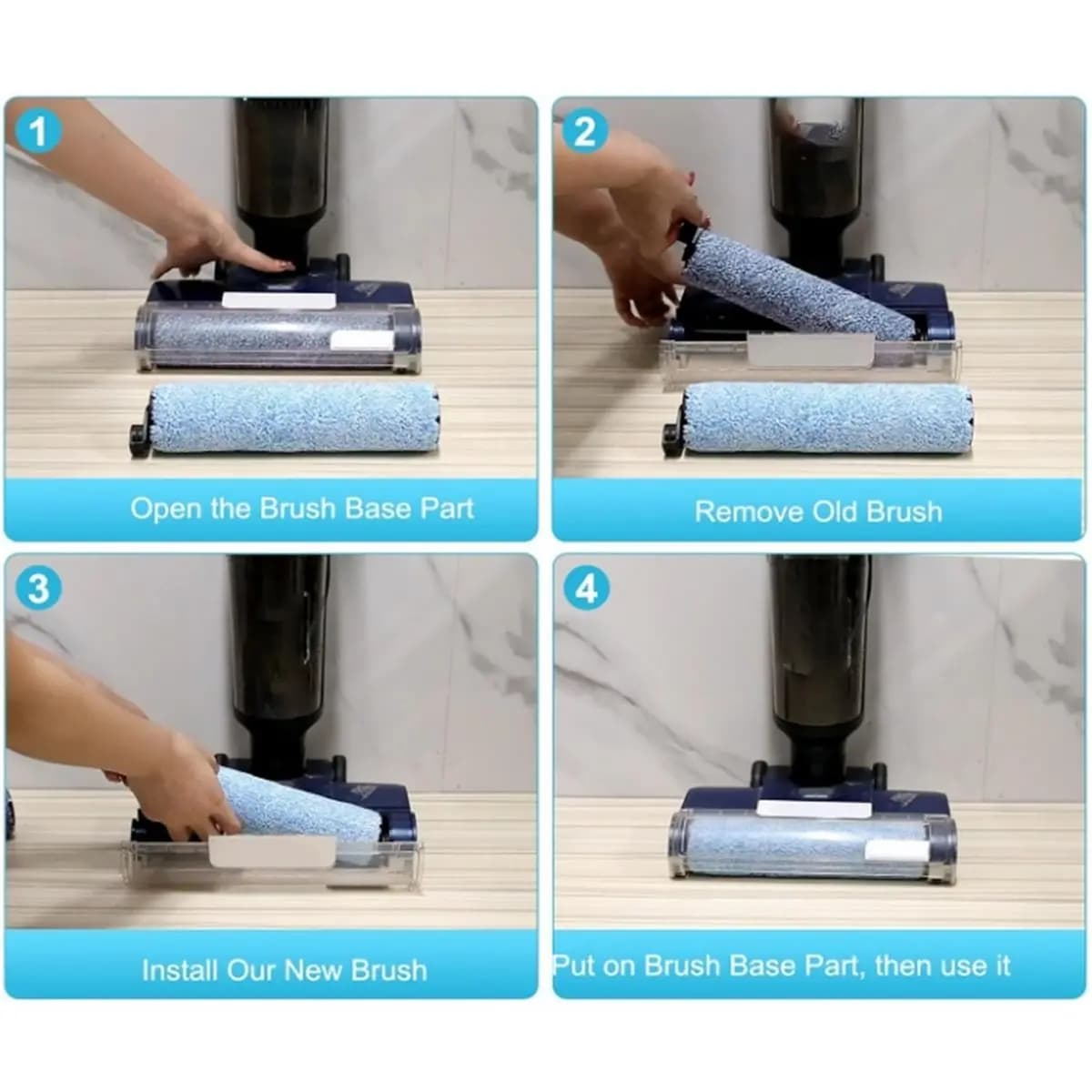 update. WD161 Roller Filter for Shark HydroVac MessMaster Wet Dry Vacuum Cleaner WD161 WD261 AW261(3 Brush 6 Foam Filter Kit)