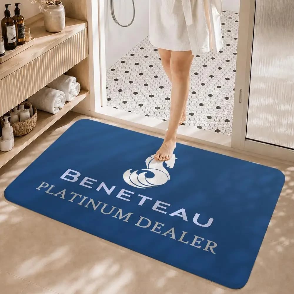 B-BeneteauS brand absorbent non-slip mat, home decorative carpet, bathroom, bedroom, entrance