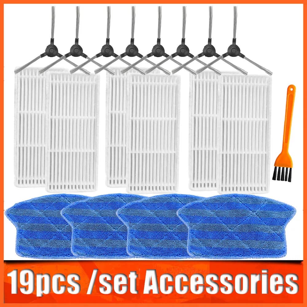 Per Midea i2 VCR03 Filtro HEPA Mop Panno Spazzola Laterale Sostituzioni per Redmond RV-R450 RV R450 Robot Aspirapolvere Parti