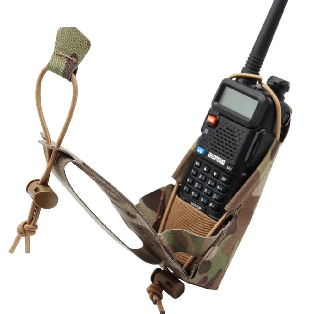 Borsa Tattica Molle Gridlok per Radio UV5R UV82 BAOFENG/POFUNG, Custodia per Walkie Talkie, Borsa per Interfono per Caccia e Airsoft