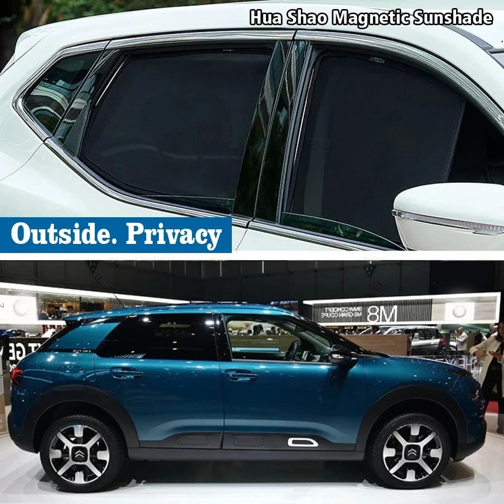 Parasole Magnetico per Parabrezza Anteriore Citroen C4 Cactus 2014-2023, Tenda Parasole per Auto, Accessori