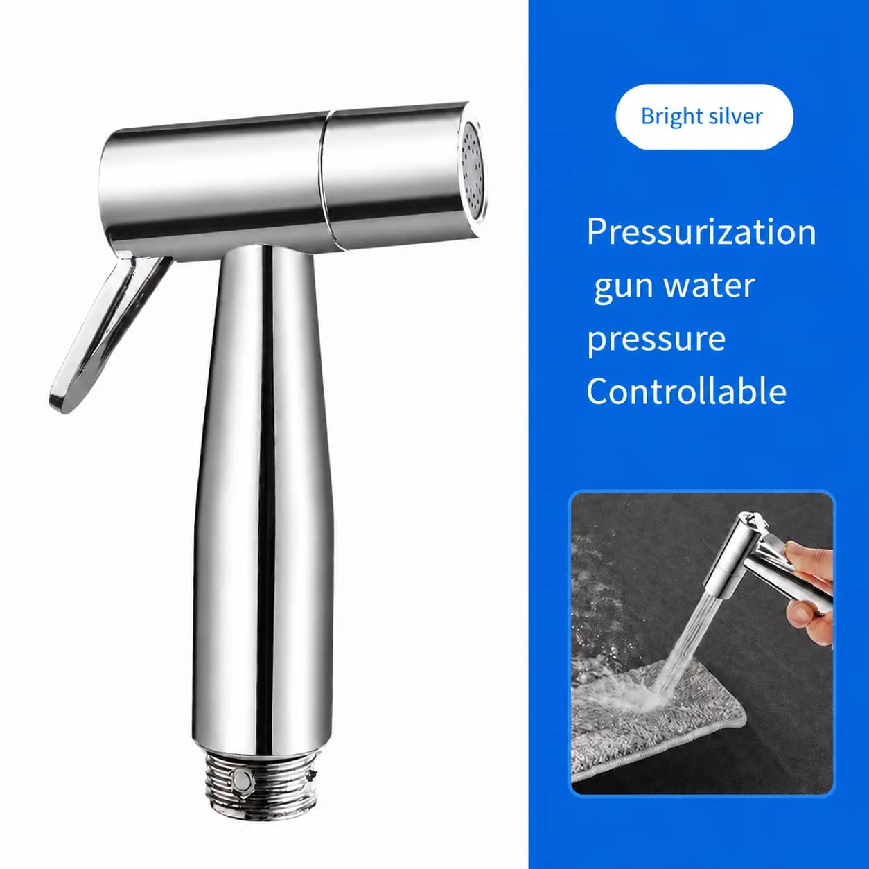 Stainless Steel Bath Faucet Spray Laptop Toilet Bidet Faucet Stainless Steel Hand bidet Sprayers Brushed Water Sprayer