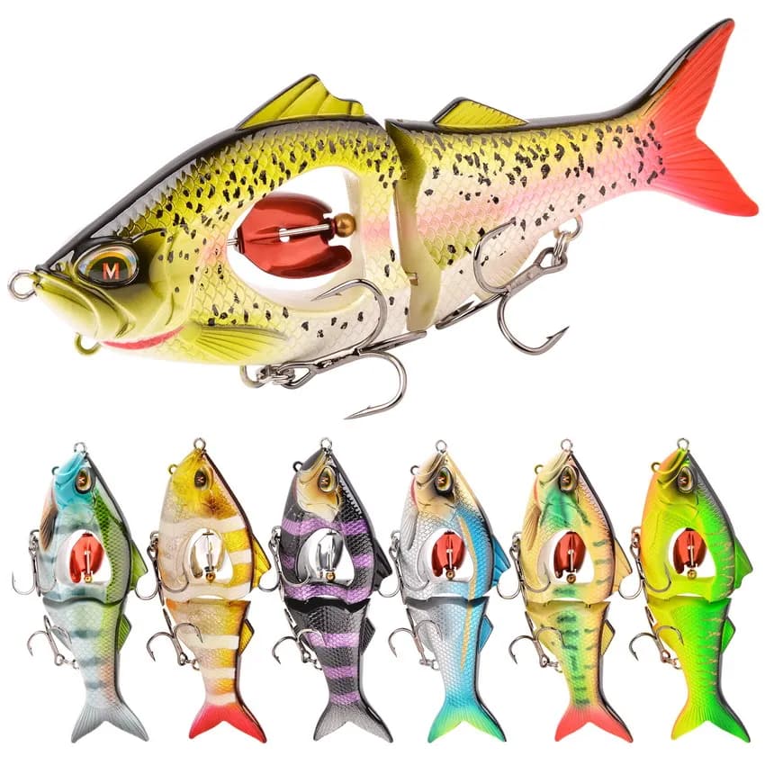Nuovo 135mm 35g 113mm 22.5g Swimbait elica ad affondamento lento Jerkbait esca artificiale richiamo ibrido Glidebait Predator Fishing