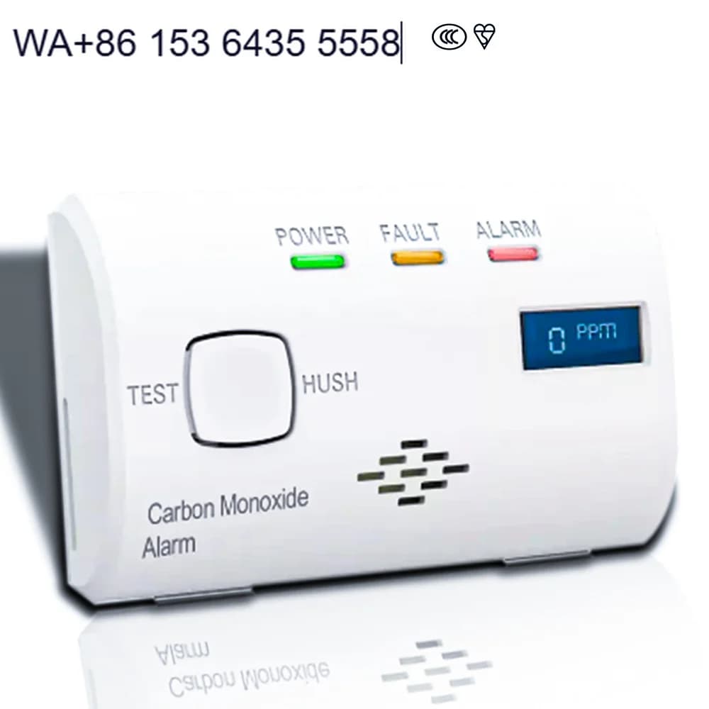 Wireless Radio Interlinked Smoke Detector and Heat Detector and Carbon Monoxide Detector Combination for Uk(1 Set Contains 6 Pc)