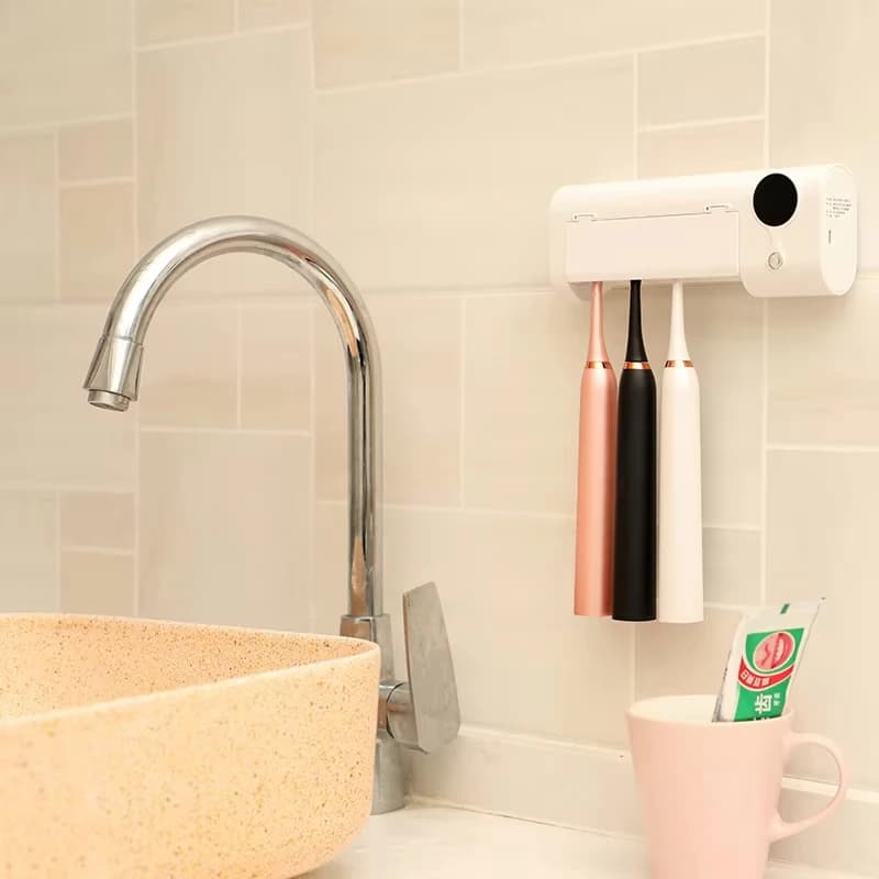 Portable Multifunctional UV Rechargeable Toothbrush Sterilizer Holder Disinfection Drying For Electric Toothbrushes
