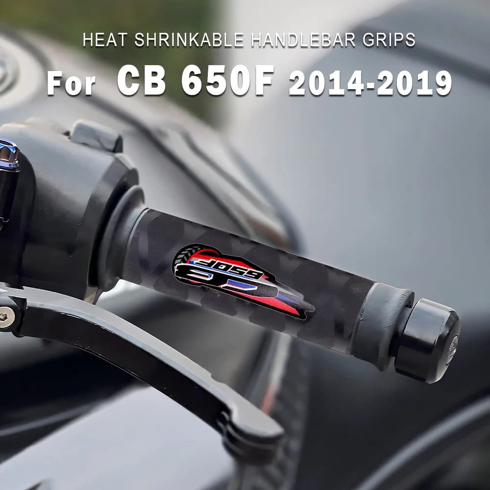 Cool Motorcycle Handlebar Cover Heat Shrinkable Grips Gloves Rubber Grip Accessories For Honda CB650F CB 650 F CB 650F 2014-2019