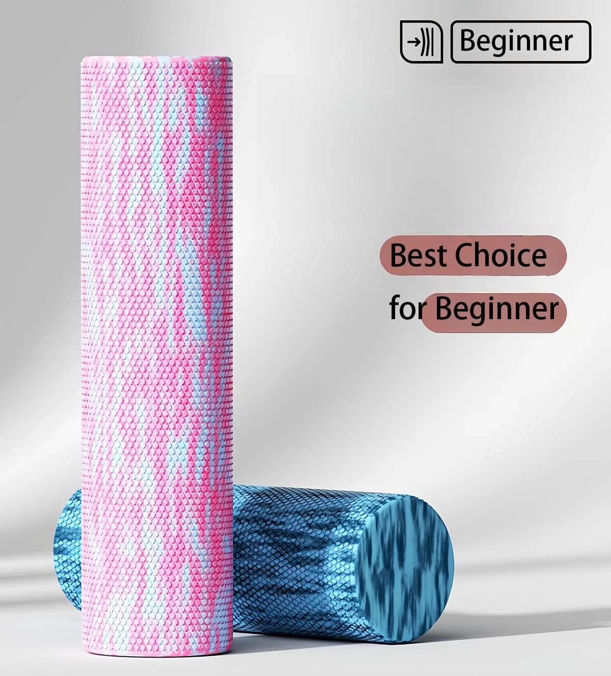 Yoga Foam Roller Solid EVA Muscle Roller Back Massage Rollers Yoga Rollers for Pilates Fitness Exercise Gym Relaxing at home