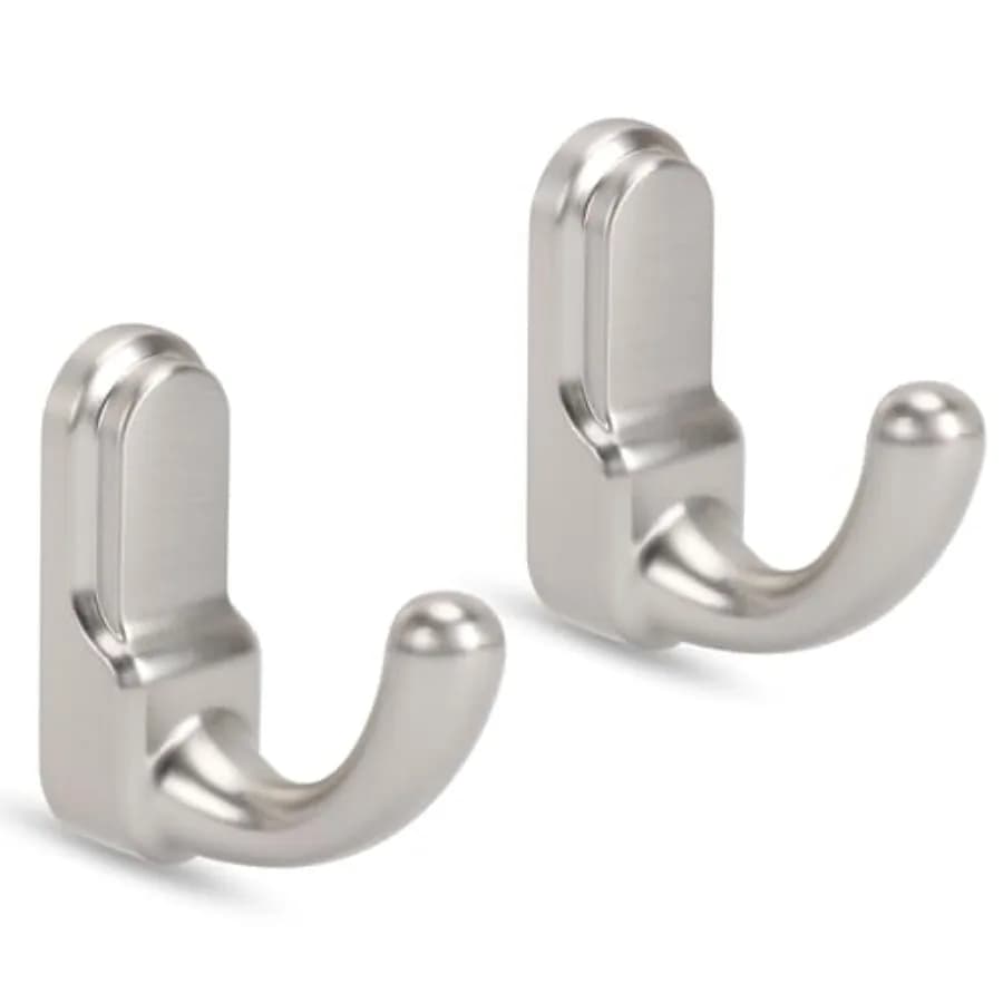 Bathroom Hooks for Towels, Towel Hooks Wall Mounted, Bath Towel Robe Hook for Bathrooms, Bathroom Wall Hooks for Hanging Towel