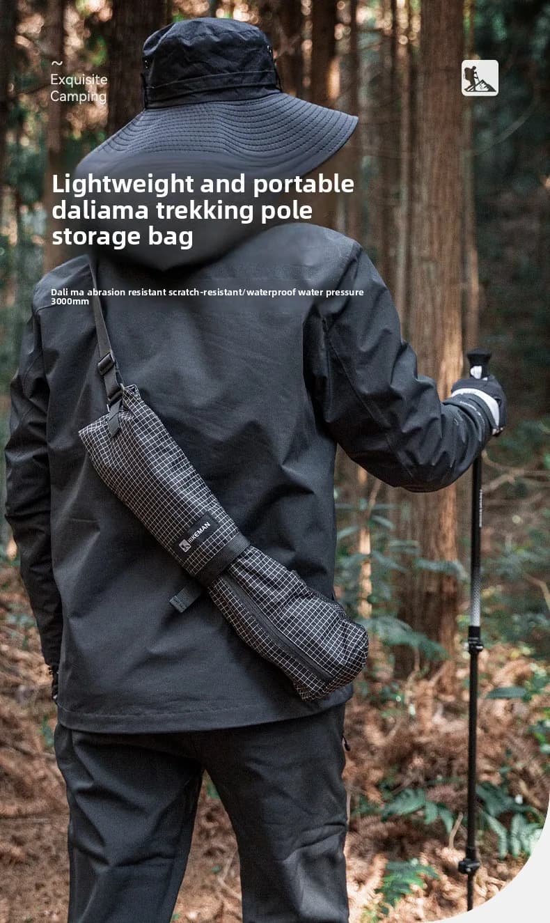 Waterproof Bag for Trekking Sticks, Foldable Sticks and Hiking Canes