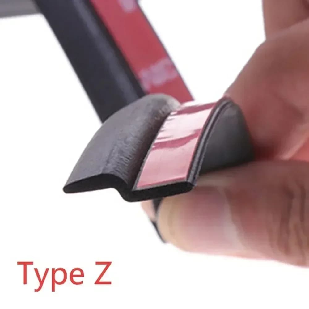 Tipo Z Guarnizione per portiera auto Isolamento acustico Guarnizione Guarnizione Striscia di gomma Trim Guarnizioni in gomma per auto Guarnizione a forma di Z Striscia per parabrezza