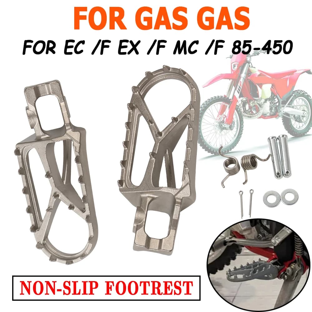 Per Gas Gas GasGas EC EX MC 250 300 250F 450F 2021 2022 2023 2024 Accessori moto Pedane Poggiapiedi Pedane Poggiapiedi Pedali
