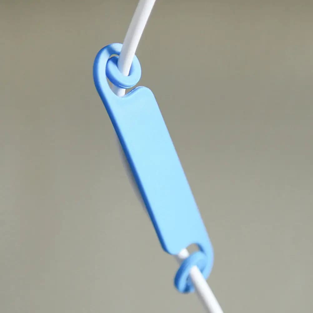 50 Etichette Multicolore per Cavi, Identificatori per Cavi USB, Gestione Cavi Computer, Materiale TPR
