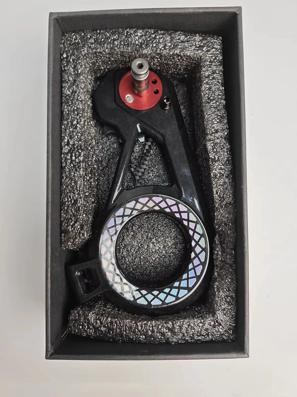 WHEELTOP TX Peak Big Guide 7800 Guida catena in fibra di carbonio Cuscinetto in ceramica cava Guida cambio bicicletta per guida catena EDS TX