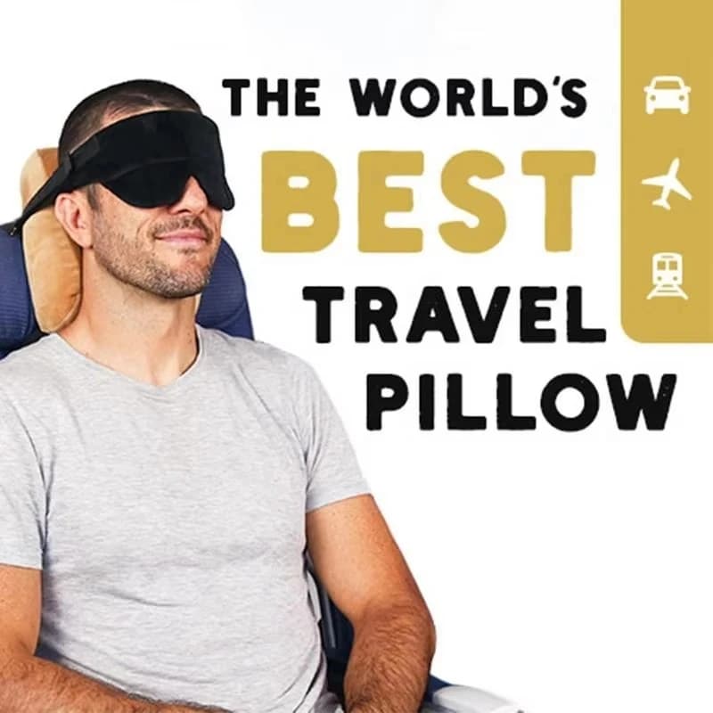 Cuscino per aereo Cuscino per il collo Fascia per auto Cintura comfort Maschera per gli occhi Cuscino da viaggio Sfregamento per il collo Morbido