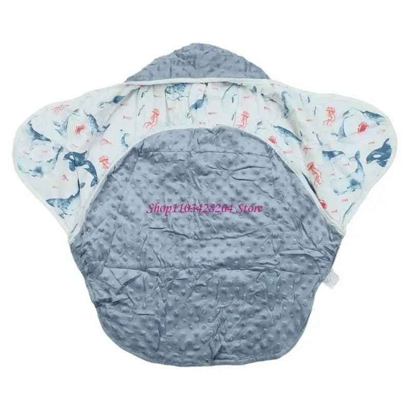 Coperta avvolgente per neonati, fasce per neonati in cotone traspirante, per marsupi e passeggini